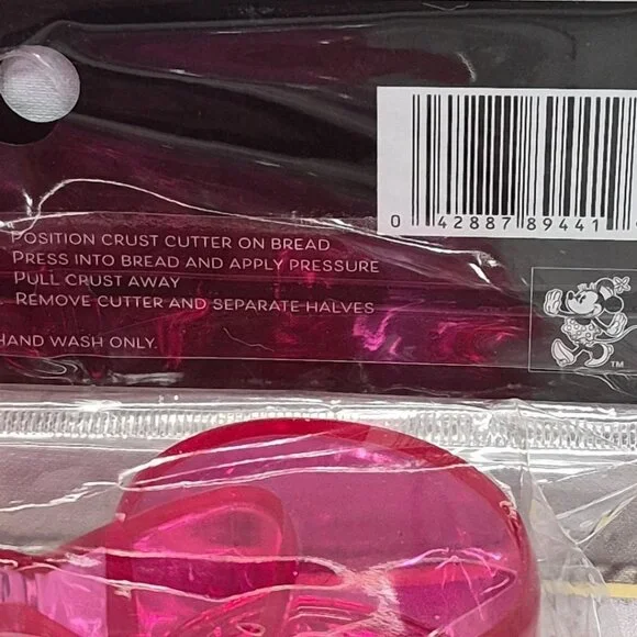 Disney Mickey & Minnie Mouse Plastic Fun Shape Bread Crust Cutter, Lot Of 2 - Picture 7 of 7